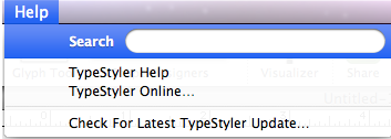 help menu help menu