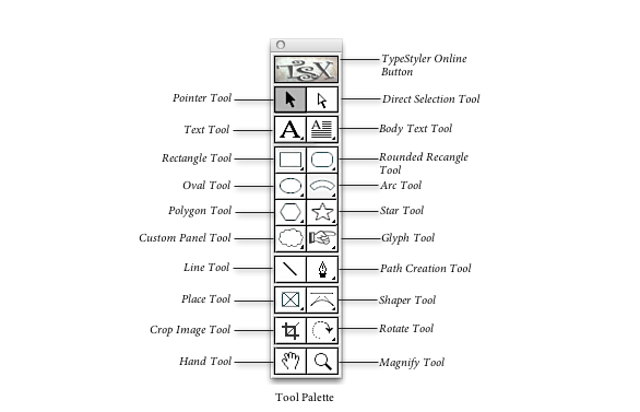 tool palette